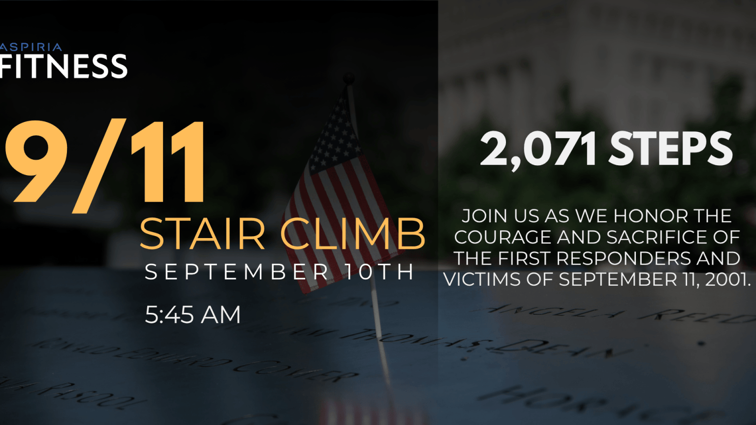 9/11 Steps of Remembrance Stair Climb